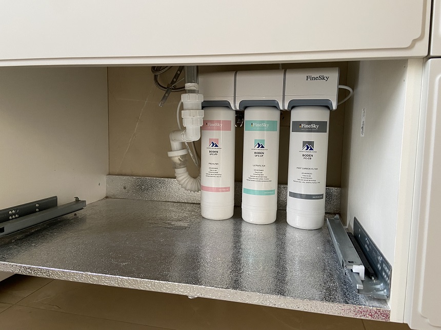 深圳南山區一小區客戶安裝超濾凈水器(圖2) 1 (2).jpg