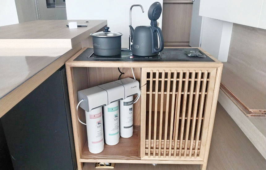 深圳南海玫瑰園客戶安裝超濾凈水器+中央凈水器案例